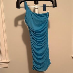 Princess Polly Jocasta mini dress turquoise